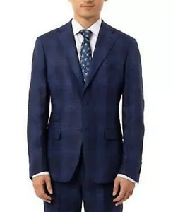 Giacca tuta uomo Tallia slim fit in lino a quadri - Foto 1 di 11