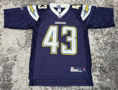 San Diego L.A. Chargers Reebok Jersey #43 Sproles Men Adult Size Small Blue NFL Cover