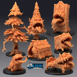 MIMIC, Miniaturas de Mazmorras y Dragones, D&D, Miniaturas Épicas, Disfraz de Monstruo - Imagen 1 de 15