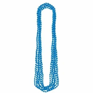 Australia Day Party Supplies Plastic Metallic Necklace - Blue 8 Pack Loot Favour - Picture 1 of 1