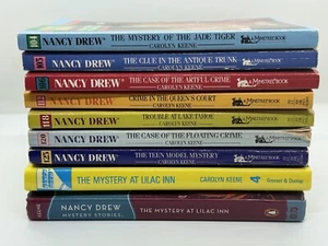 Vintage Nancy Drew Mystery Stories Lot Of 9 Books Please Read Description - Picture 1 of 23