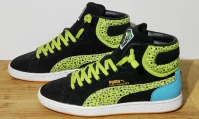 PUMA First Round EX Tetris negro/verde/azul para hombre 7,5 ¡RARO! Foto 1 de 4