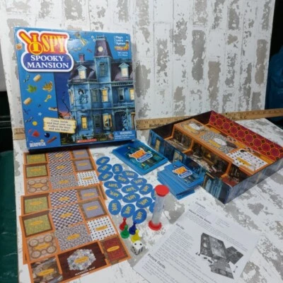 I Spy Spooky Mansion Halloween 3D Board Game Scholastic Briarpatch 2015 Complete - Image 1 of 4