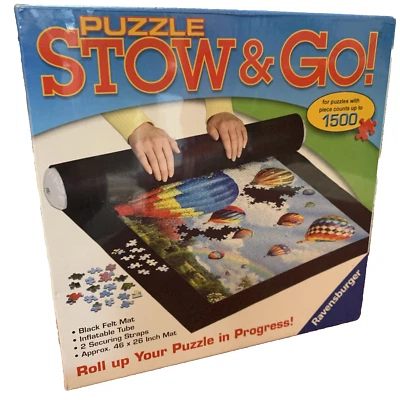 Ravensburger Puzzle Stow and Go Storage Roll up Mat 1500 Pcs 46”x26” NEW Sealed - Image 1 of 4