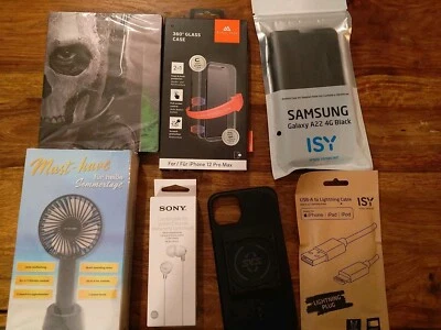 Schutzglas  Handyhüllen Flohmarkt Mix  sonderposten Restposten  elektroware A-B - Bild 1 von 4