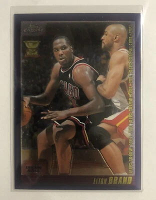 Tarjeta Topps 2000-01 cromada #1 marca Elton Topps All Star Rookie Cup Chicago Bulls Foto 1 de 4