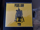 PEARL JAM Ten 1992 UK Limited Edition Yellow Digipak w/ 3 Bonus Tracks VEDDER