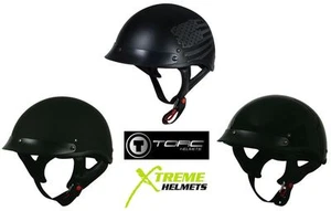 Torc Clovis T53 Shorty Half Helmet Lightweight Removable Visor DOT XS-2XL - Picture 1 of 7