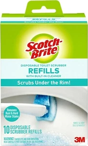 	Scotch-Brite Disposable Toilet Scrubber Refills 10 Refills Blue	 - Picture 1 of 6