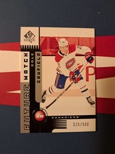 2021-22 SP Authentic Cole Caufield Future Watch - 2001-02 Retro  #/900 RC Rookie