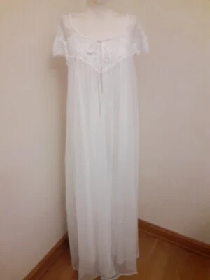 Hermoso conjunto vintage Miss Elaine Union Lable Honey Moon Peignoir tamaño mediano Foto 1 de 4