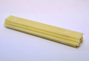 20 St. 16,5 cm Weiß Wachs Kerzen свечи белые восковые церковные освящены 16,5 см - Picture 1 of 1