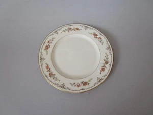 Plato de porcelana fina Gorham, placa de flores marrón, placa con bordes dorados, reemplazos - Imagen 1 de 5