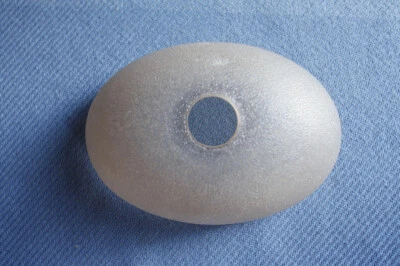 Abat jour ancien pour suspension lustre plafonnier lampe beige rose N°5 - Photo 1/3