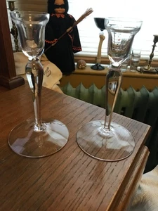 PAAR KLARGLAS KERZENSTÄNDER ART.-NR. CGCH8U - Bild 1 von 4