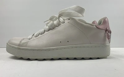 Женский тренер туфли низкий верхний кроссовок белый размер 8,5 Med C101 Q8096 изящный - Изображение 1 из 4