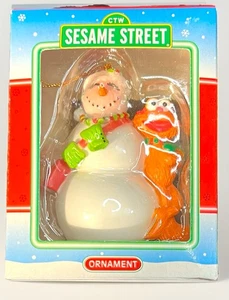 Zoe & Schneemann Sesamstraße Kurt Adler Ornament 1998 - Bild 1 von 3