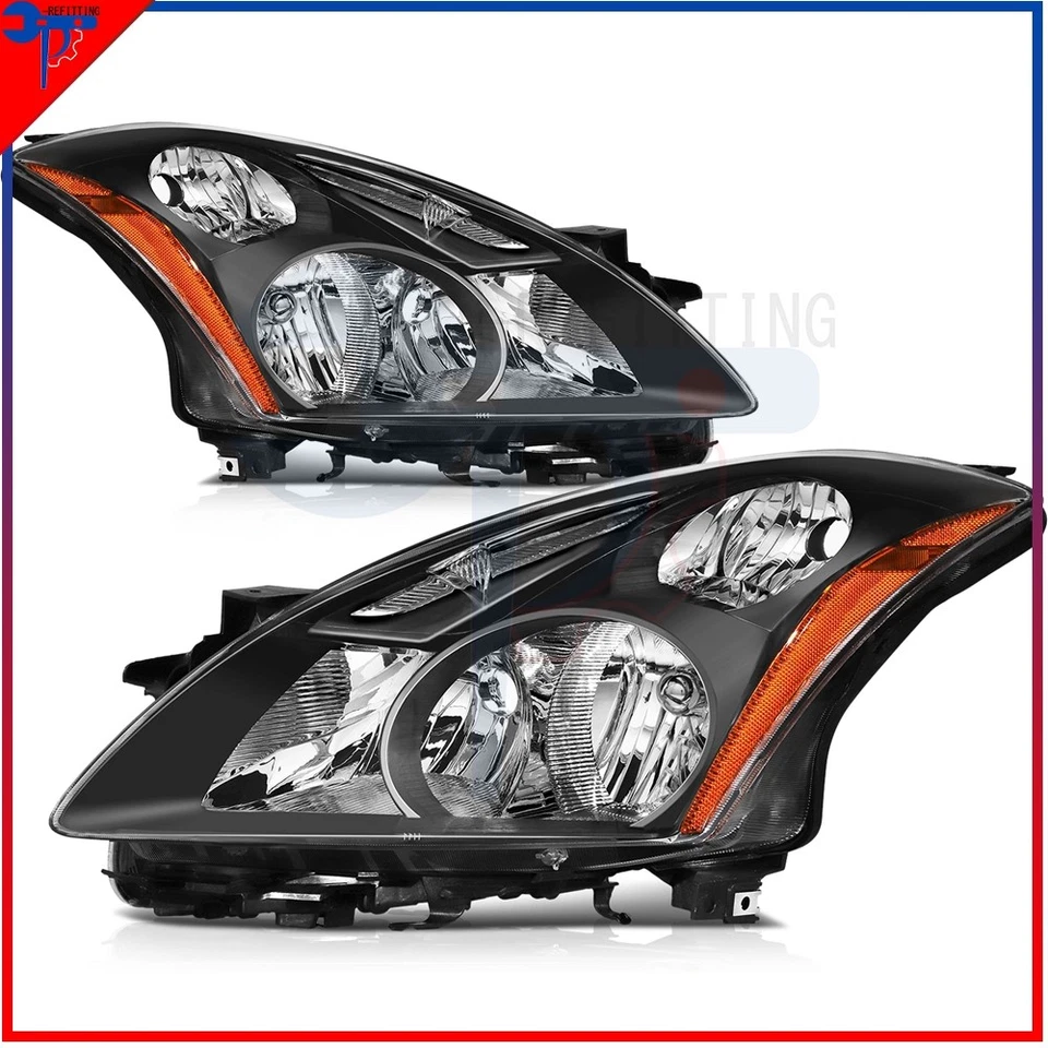Replacement Headlights Assembly Lamp For Nissan Altima Sedan 2010-2012 Foto 1 de 4