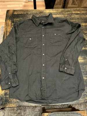 Camisa Oakley para hombre XL/TG abotonada manga larga cuello negro 35460 Foto 1 de 4