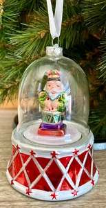 Vtg. 1991 Musical Rotating Mr. Christmas Bells of Christmas Nutcracker Ornament - Picture 1 of 5