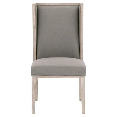Essentials For Living Traditions Fabric Wing Chair in Gray (Set of 2) - Image 1 of 4