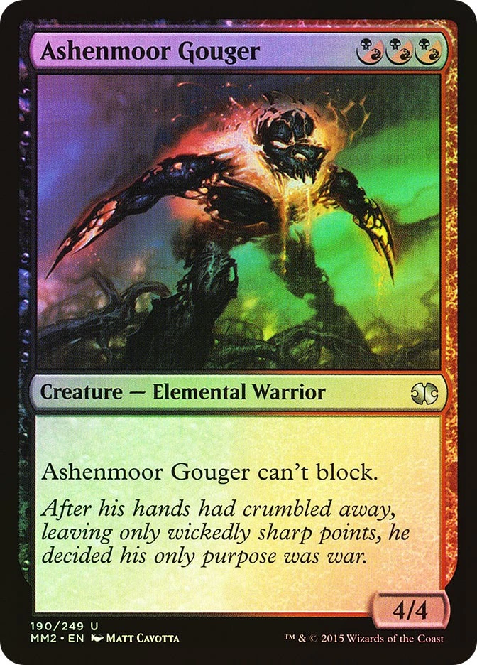 MTG FOIL Ashenmoor Gouger  - Modern Masters 2015 #190 - Image 1 of 1
