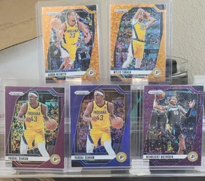 Lote Panini Prizm Indiana Pacers 2024-25 - Las 5 cartas están numeradas Fastbreak - Imagen 1 de 12