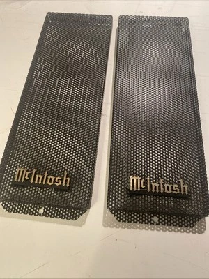 Parrillas de tweeter metálicas para altavoces Mcintosh ML-1C. Original con logos. Foto 1 de 4
