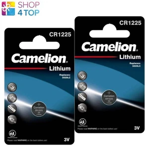 2 Camelion Cr1225 Batteries Lithium 3V Button Dl1225 Ecr122 1Bl Exp 2031 New - Picture 1 of 1