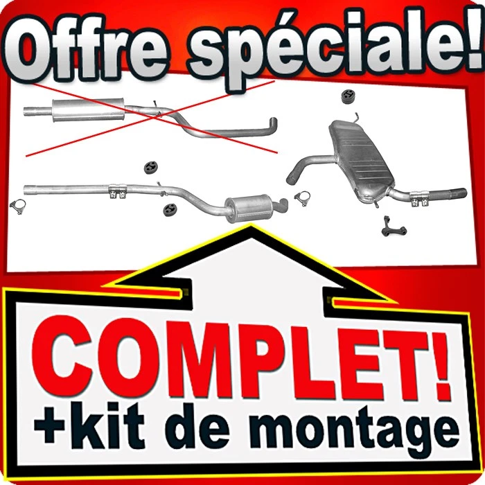 Échappement pour SEAT ALTEA XL 1.6 8V Silencieux - Photo 1/1