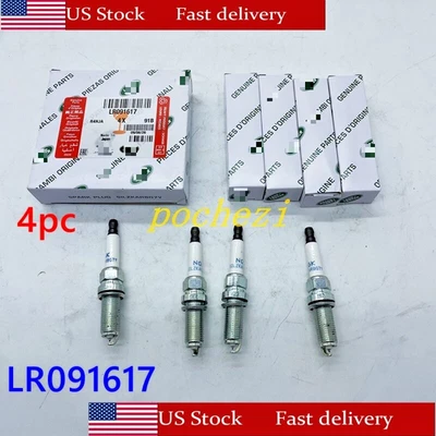 4X NEW Spark Plug LR091617 For Land Rover Range Sport Evoque Discovery Sport — 第 1/4 张图片