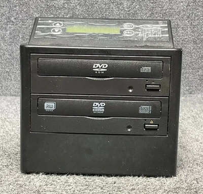 PDE Tech ZipSpin 💿 CD/DVD Disc Duplicator DVD121 Compact Professional 🖤 Black - Image 1 of 4