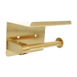 Soporte para rollos de baño para teléfono móvil con soporte para papel higiénico - Imagen 1 de 12