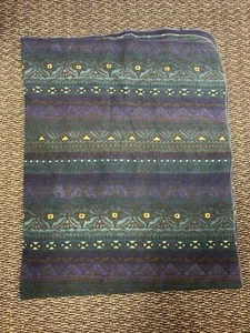Vintage Patagonia Fleece Blanket Synchilla Aztec Geometric Large 55” X 70” Rare - Picture 1 of 8