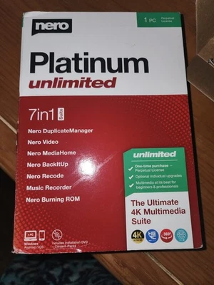 Nero Platinum Unlimited | Video Editing 7 IN 1 SUITE  - Image 1 of 3