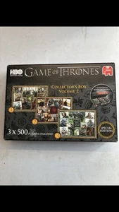 Games Of Thrones Collectors Box Volume 2 Jigsaw Puzzles 3 X 500 Pieces complete - Picture 1 of 7