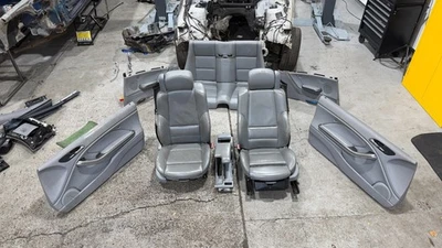 BMW E46 M3 Convertible Full Grey Leather Interior - Image 1 of 4