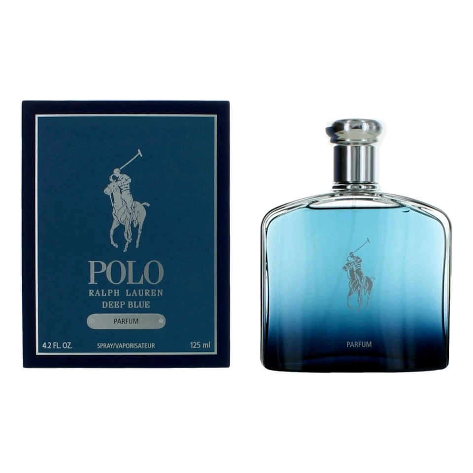 Polo Deep Blue de Ralph Lauren, spray de perfume para hombre de 4,2 oz Foto 1 de 1