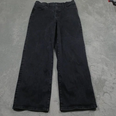 Madewell Jeans Womens 31 Black Wide Leg Pockets Preppy Modern CAsual - Image 1 of 4