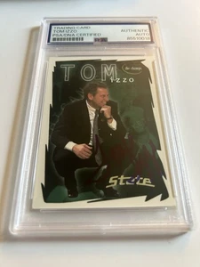 Tom Izzo Signed 2000 Michigan State Spartans Team Set Card PSA/DNA Certified - Picture 1 of 1