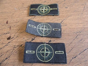 3 STONE ISLAND JACKET PATCHES BADGE, 1 IS AUTHENTIC, 2 are 🤬🤬 - Picture 1 of 7