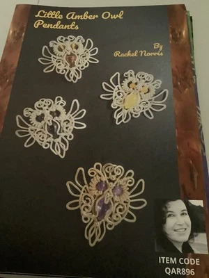 Little Owl Pendants  Tutorial Booklet By Rachel Norris - Image 1 of 2