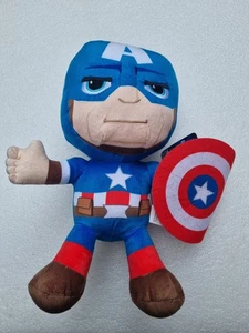 OFFICIAL MARVEL COMICS NEW STYLE CAPTAIN AMERICA LARGE 12" PLUSH SOFT TOY TEDDY - Picture 1 of 2