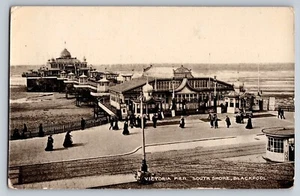 Postkarte RPPC Victoria Pier South Shore Blackpool A3 - Bild 1 von 2