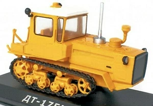 Вгтз DT-175M Chain Tractor 1994 Soviet Crawler Tractor Tug Yellow 1:43 - Picture 1 of 2
