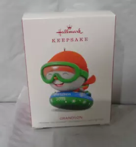 2018 - Hallmark Keepsake - adorno de nieto - tubo de nieve - Imagen 1 de 1