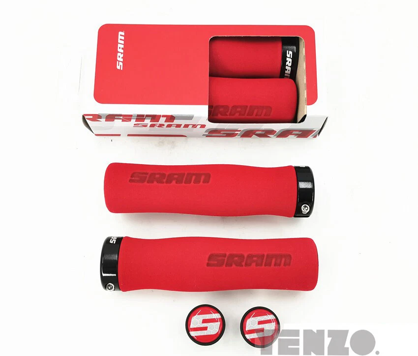 SRAM自行车锁握把人体工学轮廓泡沫山地车 XC 山地自行车滑板车 — 第 1/4 张图片