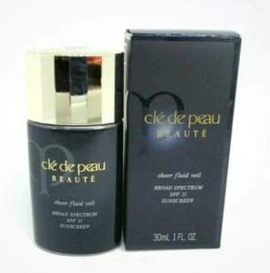Cle De Peau Beaute Sheer Fluid Veil SPF 21 Brand New With Gold Seal And Box - Picture 1 of 8