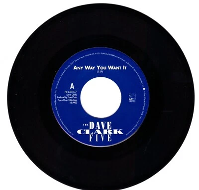 The Dave Clark Five Any Way You Want It / Come Home Elektra 45 RPM Vinyl #R135 - Image 1 of 2