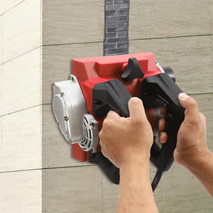 Levigatrice per calcestruzzo 1680 W fresa a rulli smerigliatrice per pareti fresa per muro fresa per intonaco 4000 giri/min - Foto 1 di 24